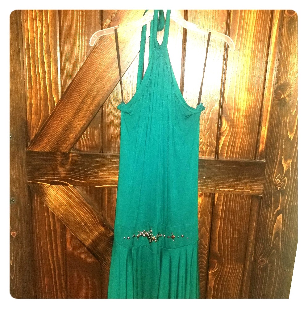 Halter Studded Dress